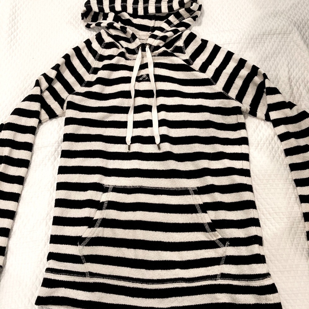 J.Crew Pullover Hoodie Striped Size Small